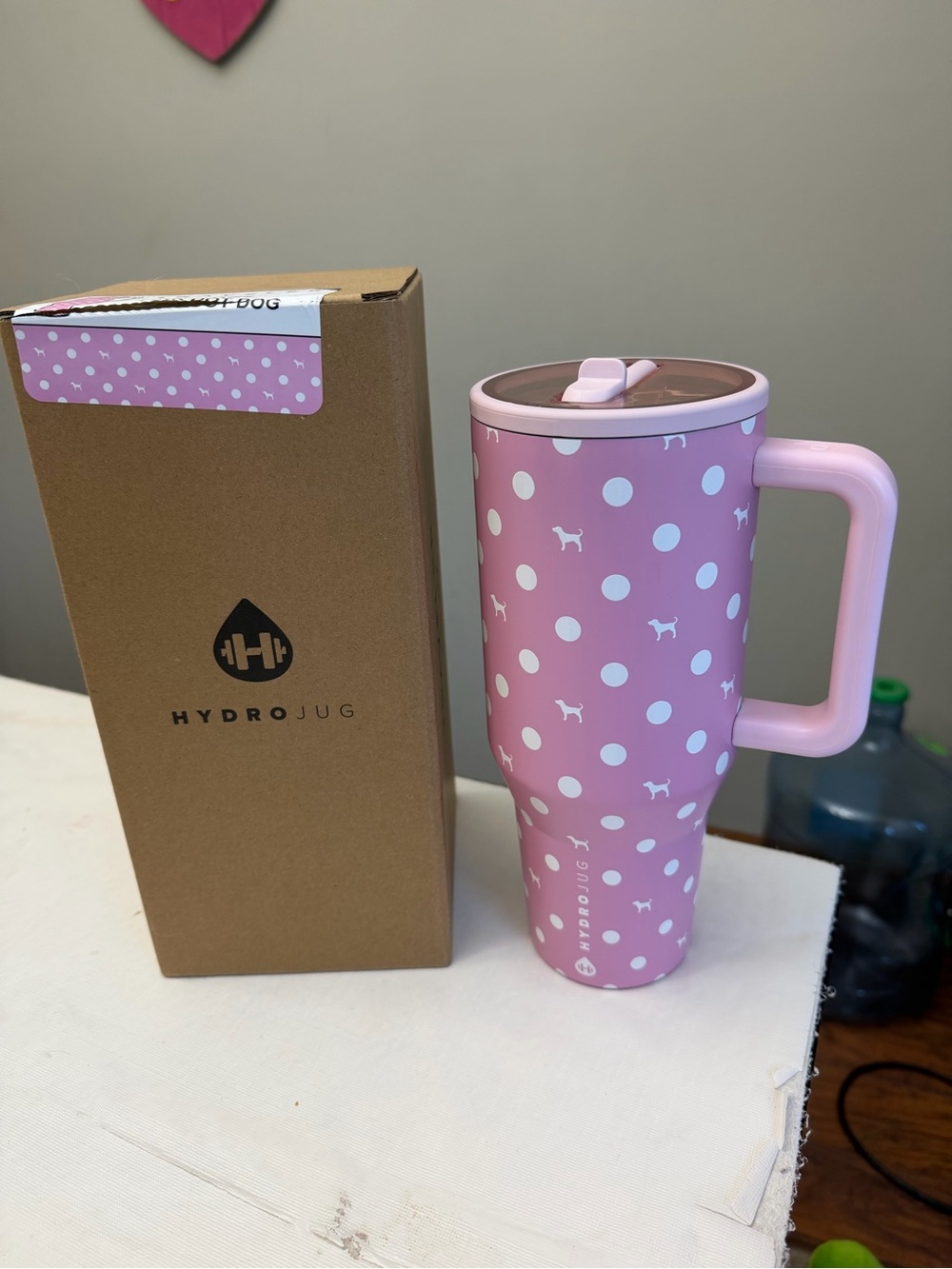 HydroJug x Victoria’s Secret 40oz (Pink Dot Dog)